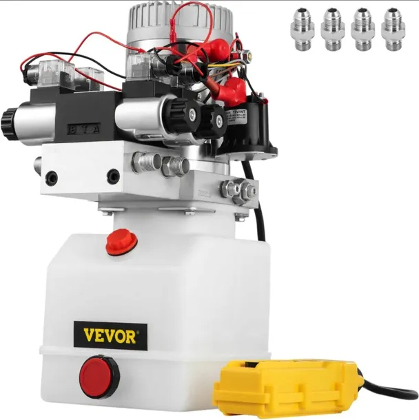 AGREGAT HYDRAULICZNY 12V 4,5L DWUSTRONNY DO WYWROTKI