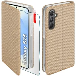 etui-z-klapka-do-samsung-s25-zamykane-zlote-futeral-szklo-9h