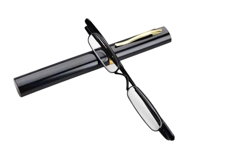 Mini okulary do czytania +2 w etui kieszonkowe podróżne lekkie turystyczne