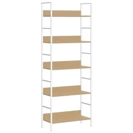regal-5-poziomowy-debowy-bialy-60x276x1585-cm