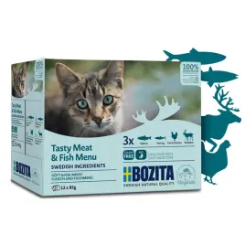 mokra-karma-dla-kota-megabox-miesne-rybne-kawalki-w-sosie-mix-bozita-12x85g