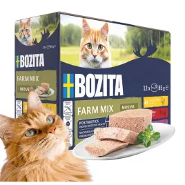 mokra-karma-dla-kota-mus-bozita-bez-zboz-mix-mieso-postbiotyki-12x85-g