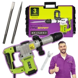 mlot-wyburzeniowy-nac-smart-w-walizce-20j-1300w-sds-max-regulacja-dluta