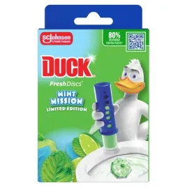 krazki-zelowe-do-wc-duck-fresh-discs-mint-mission-zestaw-startowy-36ml