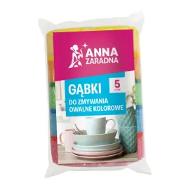 owalny-zmywak-kuchenny-gabki-do-naczyn-kolorowe-anna-zaradna-5-szt