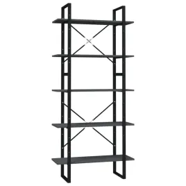 regal-na-ksiazki-drewno-metal-szary-80x30x105-70cm