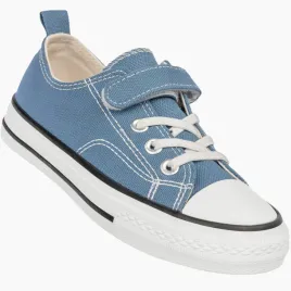 trampki-dzieciece-buty-na-rzepy-tenisowki-materialowe-casual-niebieskie-37
