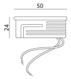 led-insert-5w-3000k-milky-stan-nowy