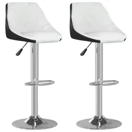 stolki-barowe-bialo-czarne-46x44x-82-103-cm