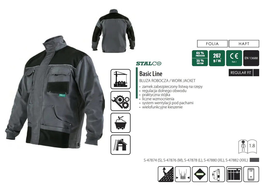 bluza-robocza-basic-line-stalco-rozmiar-s