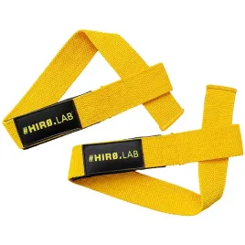 hiro-lab-paski-do-podnoszenia-ciezarow-zolte-cotton-straps-yellow