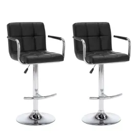 stolki-barowe-tapicerowane-czarne-46x49x-93-113-cm