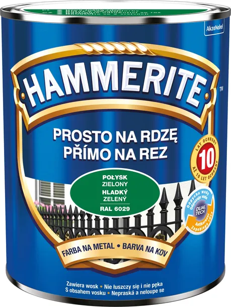 hammerite-gladki-zielony-0-7l