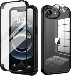 seacosmo-etui-360-do-iphone-16e-17e-szklo-na-aparat-bezbarwno-czarne