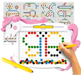 tablica-magnetyczna-dla-dzieci-montessori-jednorozec-75-elementow