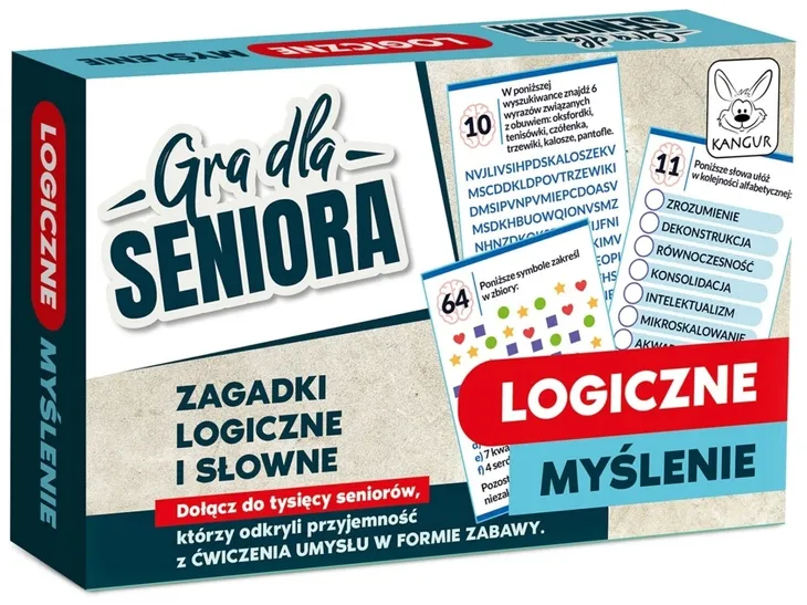 Gra dla Seniora Logiczne Myślenie Kangur