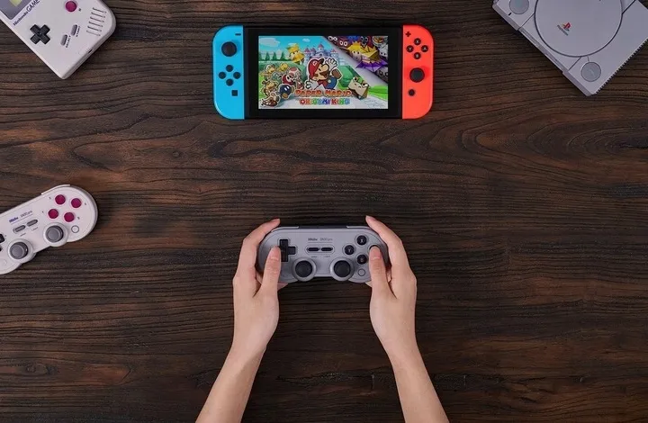 kontroler-8bitdo-sn30-pro-gamepad-hall-ed-gray-pc-switch-android-mac-szary-stan-nowy-kod-producenta-6922621505044