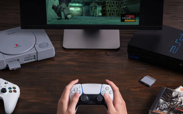 adapter-8bitdo-bluetooth-bezprzewodowy-retro-receiver-do-ps1-ps2-stan-nowy-zawiera-baterie-tak