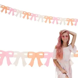 girlanda-papierowa-kokardki-rozowy-mix-partydeco-300-cm