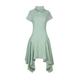 damska-sukienka-elleme-double-draped-dress-in-sage-r-40
