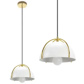 lampa-sufitowa-wiszaca-metalowa-biala-zlota-e27