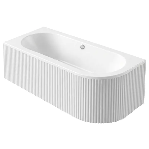WANNA NAROŻNA REA ORION STRIPE LEWA 170 cm PRZYŚCIENNA RYFLOWANA ZABUDOWANA