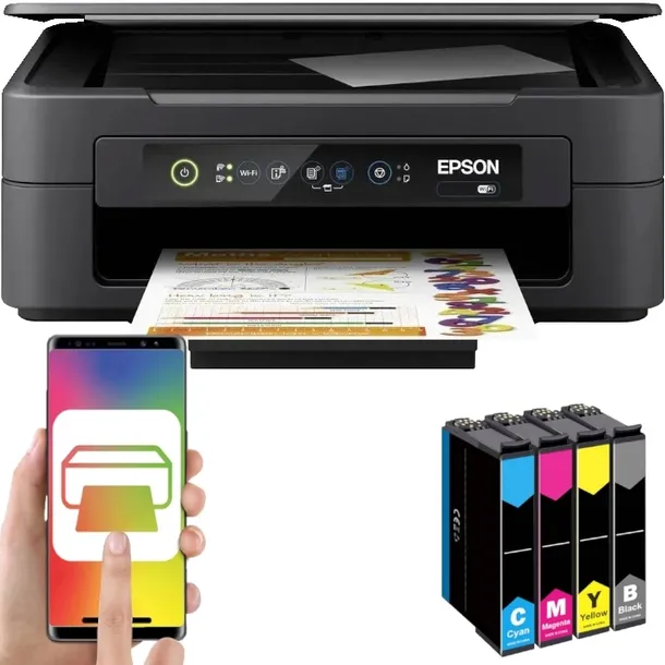 Drukarka URZĄDZENIE 3w1 Epson XP-2205 WiFi DRUK SKAN KOPIA USB TUSZE