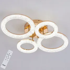 lampa-wiszaca-zolta-plafon-4-punkty-led-z-pilotem-61-w