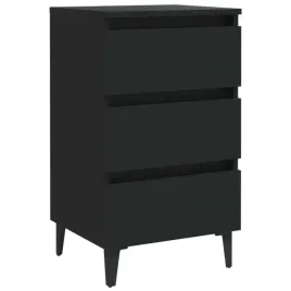 vidaxl-szafka-nocna-z-metalowymi-nozkami-czarna-40x35x69-cm