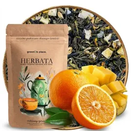 herbata-zielona-mango-pomarancza-100g-sencha-aromatyczna