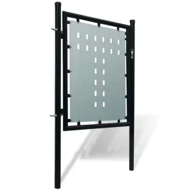 vidaxl-brama-ogrodzeniowa-czarna-100-x-125-cm