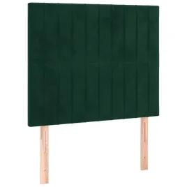 zaglowek-lozka-aksamitny-ciemnozielony-90x5x118-128-cm
