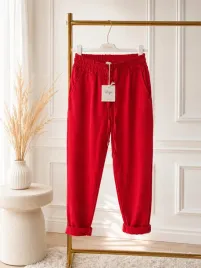 spodnie-wiya-damskie-punto-wiskoza-z-patka-luzne-casual-czerwone