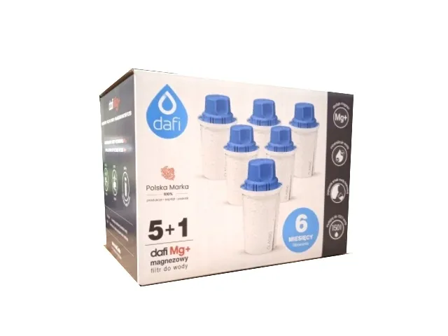 6 SZTUK DAFI WKŁAD FILTR MAGNEZOWY MG+ CLASSIC