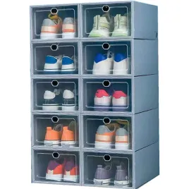 10-x-pudelko-pojemnik-organizer-na-buty-z-szary-klapa-s-z-a-r-y