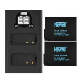 newell-2x-akumulator-bateria-dmw-blc12-do-panasonic-ladowarka-dwukanalowa