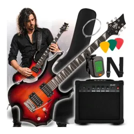 gitara-elektryczna-4-4-z-wzmacniaczem-zestaw-akcesoria-stroik-pokrowiec