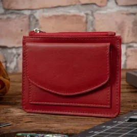 belveder-male-czerwone-etui-damskie-na-karty-dokumenty-z-lancuszkiem-2165