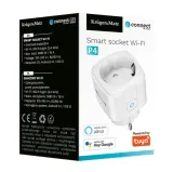 inteligentne-gniazdko-wifi-krugerandmatz-connect-p4-biale-timer-tuya-km2202-stan-nowy-marka-krugerandmatz