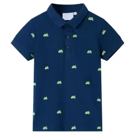 dziecieca-koszulka-polo-z-rowerami-128-granatowa