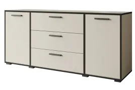 komoda-bogota-150-cm-kaszmir-bez-czarna-duza-z-szufladami-loft-rtv