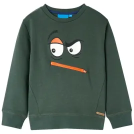 bluza-dziecieca-z-usmiechem-104-3-4-lata-ciemnozielona
