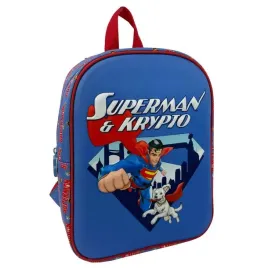cyp-brands-plecak-3d-superman-and-krypto-dc-comics-30cm-premium-do-szkoly