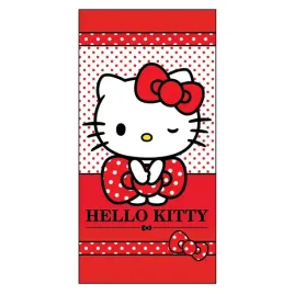 mikrofibrowy-recznik-plazowy-hello-kitty-w-kolorze-rozowym