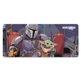 erik-premium-mata-biurkowa-star-wars-mandalorian-and-child-dla-graczy