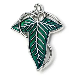 pin-z-motywem-liscia-lorien-z-dziecmi-i-wspolnota-z-wladcy-pierscieni
