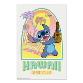plakat-disney-stitch-na-plazy-klimat-hawajow-i-radosci-w-twoim-wnetrzu