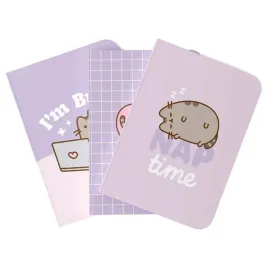 erik-premium-pusheen-moments-zestaw-3-notatnikow-a6-do-codziennego-uzytk