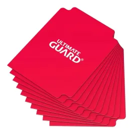 sekcje-do-kart-ultimate-guard-standard-10-sztuk-czerwone