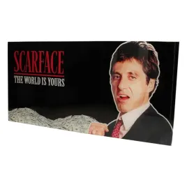 plakat-szklany-scarface-swiat-nalezy-do-ciebie-60-x-30-cm-na-czarnym-tle